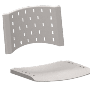 Assento E Encosto Iso Real Cinza