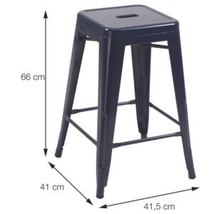 Banqueta Titan Media Preta