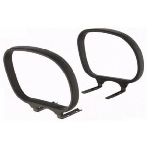 Cadeira Presidente Baixa  Lisa C/ Braço Corsa e Base Diretor Giratória Relax - Preta