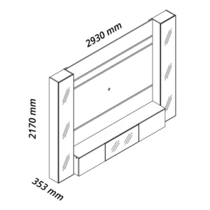 HOME LUMINARE REFLECTA  C/ 2 TORRE T 293 OFF WHITE / NATURALE GELIUS