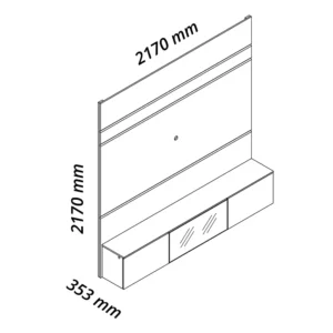 Home Luminare Reflecta 217 C/Led Off White/ Nature