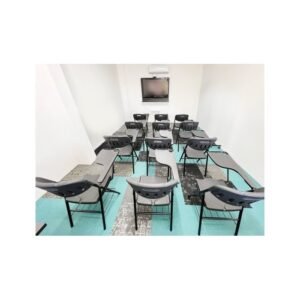 Kit 8 Cadeiras Universitárias Deski Dobrável