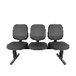 Longarina Diretor Lisa 3 Lugares